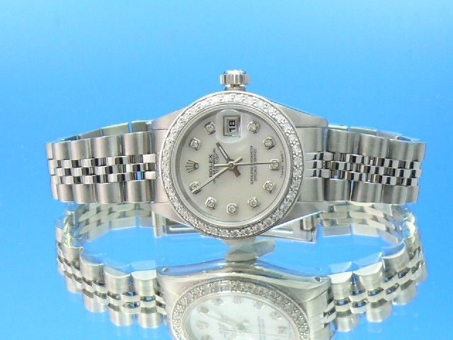 Rolex Lady-Datejust Brilliantziffernblatt & L�nette NICHT ROLEX