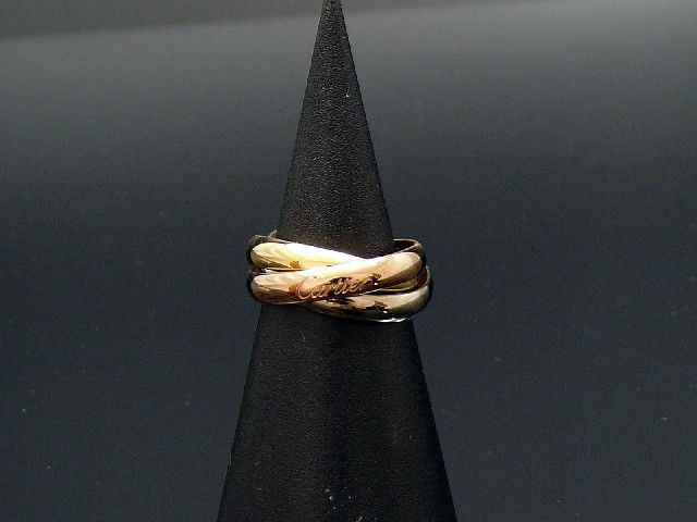 Cartier Trinity gr.51 Ring 750K Gelb/Rot/Weigold