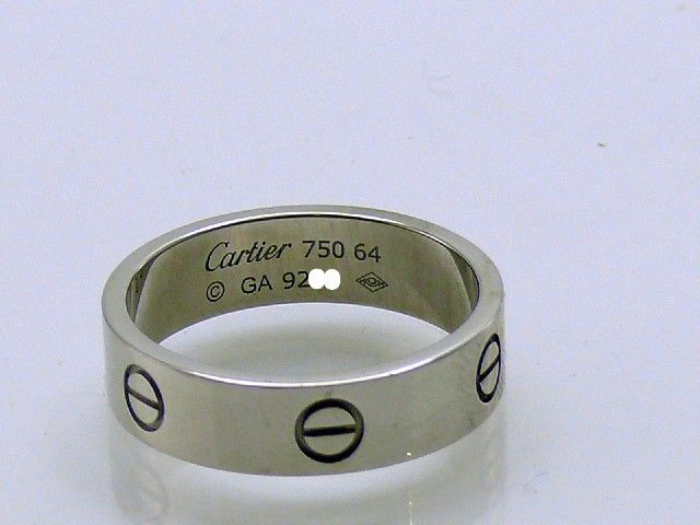 Cartier Love Ring in 18K WG gr.64