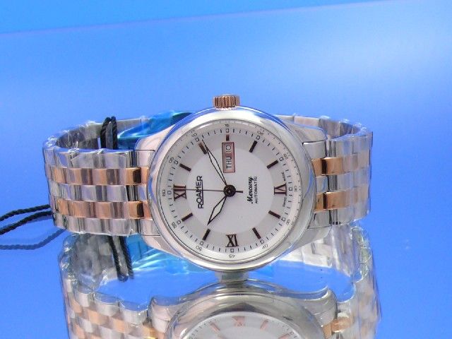 Roamer Mercury Herrenuhr Stahl/Gold (vergoldet)