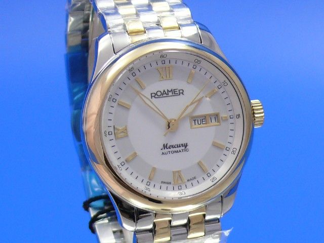 Roamer Mercury Herrenuhr Stahl/Gold (vergoldet)