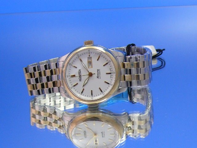 Roamer Mercury Herrenuhr Stahl/Gold (vergoldet)