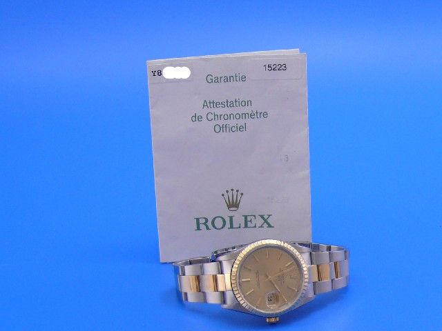 Rolex Date Stahl/Gold 34 mm