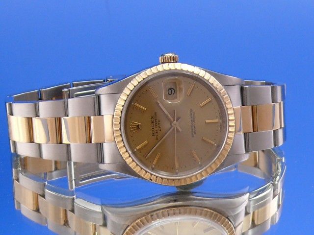 Rolex Date Stahl/Gold 34 mm