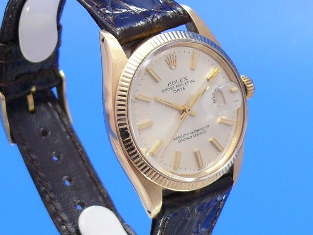 Rolex Date 18K Gold