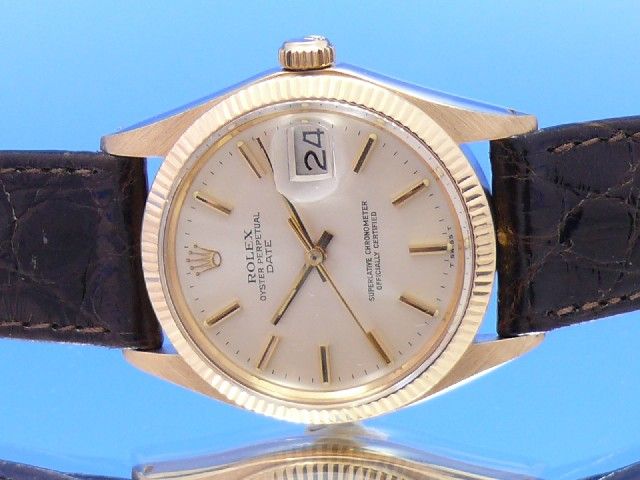 Rolex Date 18K Gold