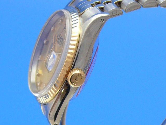 Rolex Datejust 36 mm Brilliant Ziffernblatt