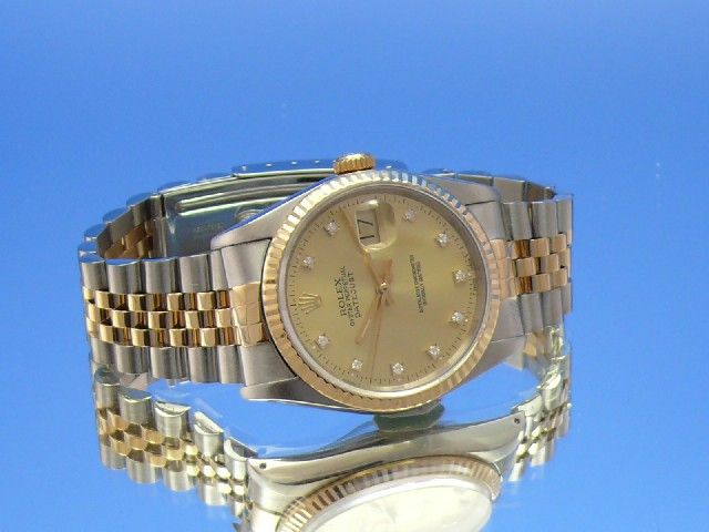 Rolex Datejust 36 mm Brilliant Ziffernblatt