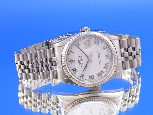 Rolex Datejust 36 mm Weigoldlnette