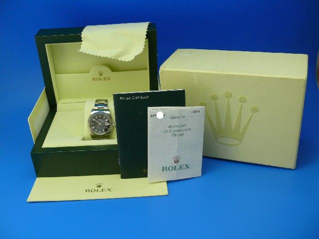 Rolex Datejust Edelstahl/Weigold aus 2006