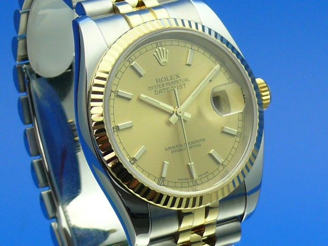 Rolex Datejust Herren Stahl/Gold