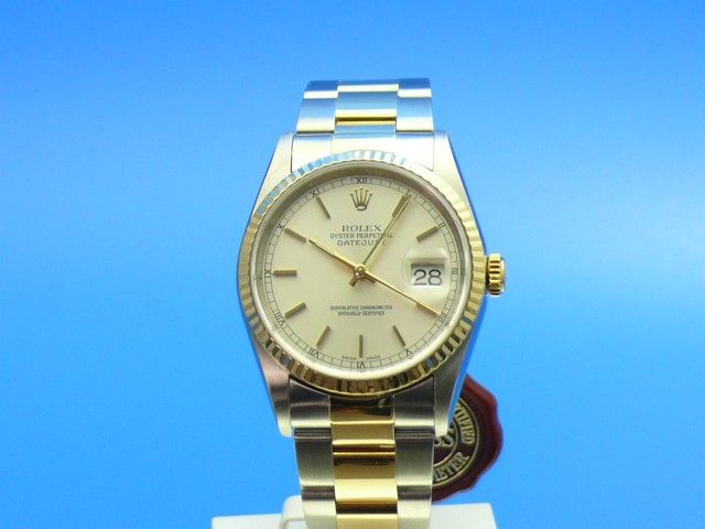 Rolex Datejust Herren Stahl/Gold