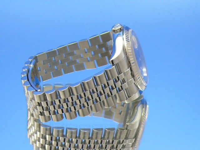 Rolex Datejust Herren Weigold/Diamanten