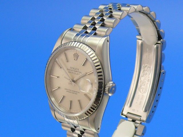 Rolex Datejust Herren Wei�goldl�nette
