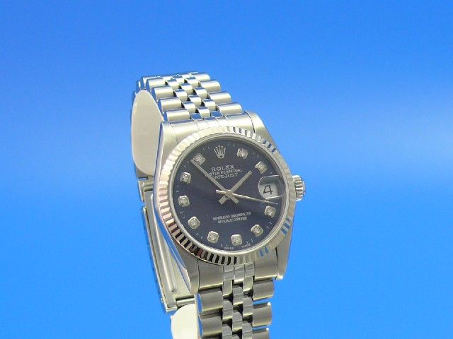 Rolex Datejust Medium Brillant Zifferblatt