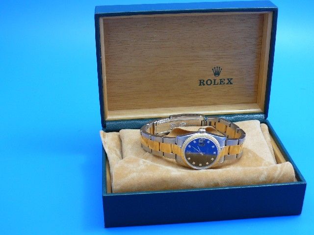 Rolex Datejust Medium Stahl/Gold Diamantblatt