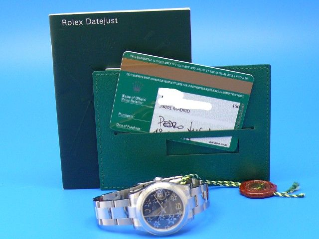 Rolex Datejust Medium aus 2014 verklebt