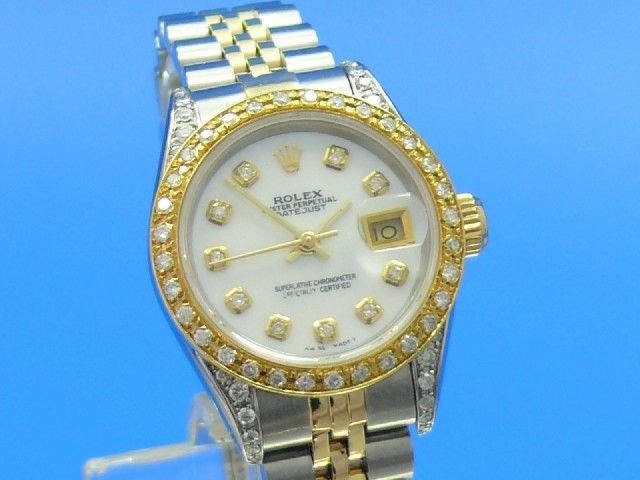 Rolex Lady-Datejust Brilliantziffernblatt & L�nette NICHT ROLEX