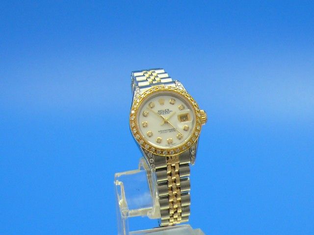 Rolex Lady-Datejust Brilliantziffernblatt & L�nette NICHT ROLEX