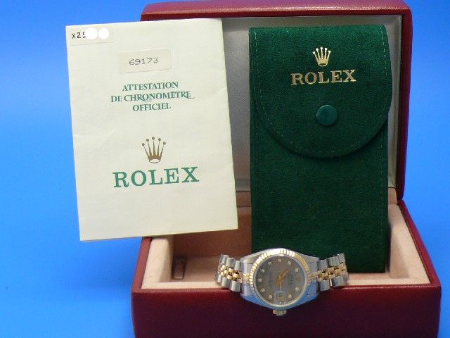 Rolex Lady-Datejust S/G Diamanten