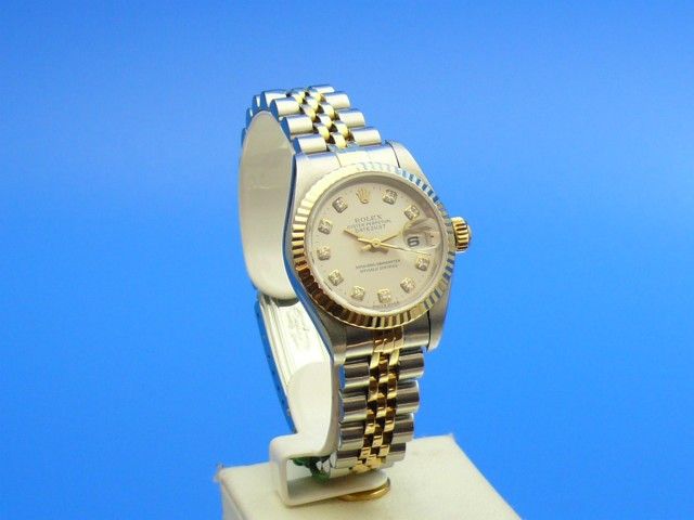 Rolex Lady-Datejust Stahl/Gold Brillant Zifferblatt