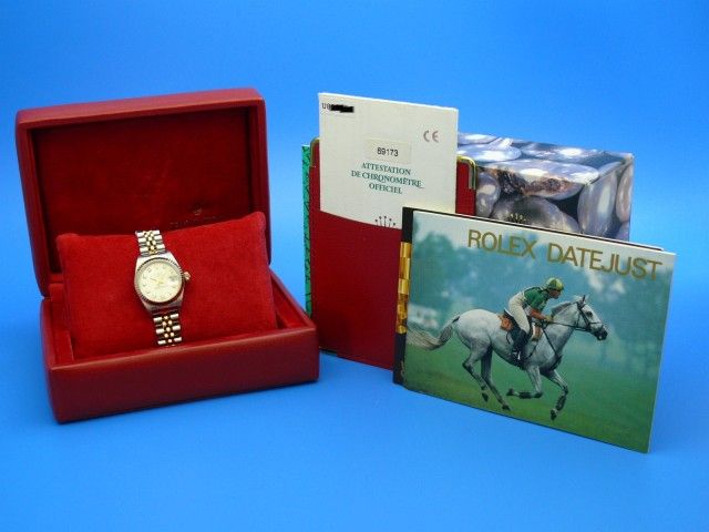 Rolex Lady-Datejust Stahl/Gold Brillant Zifferblatt