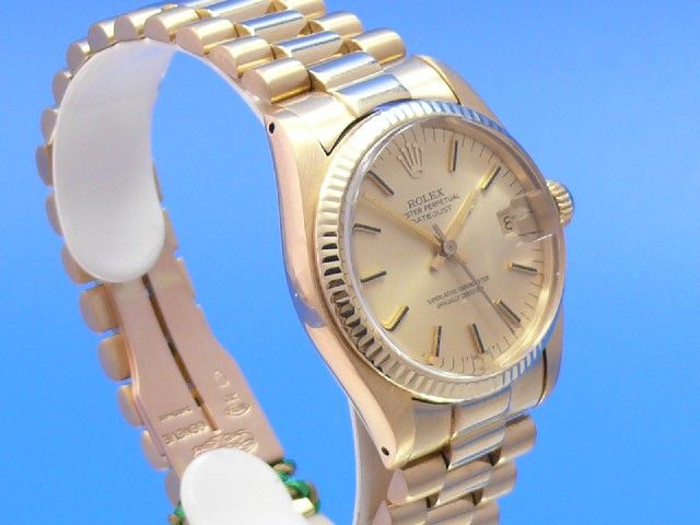 Rolex Datejust 31mm Medium 18K Gelbgold