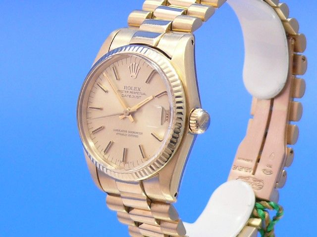Rolex Datejust 31mm Medium 18K Gelbgold