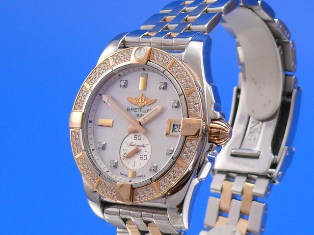 Breitling Galactic 36 Automatik Stahl/ Ros Gold