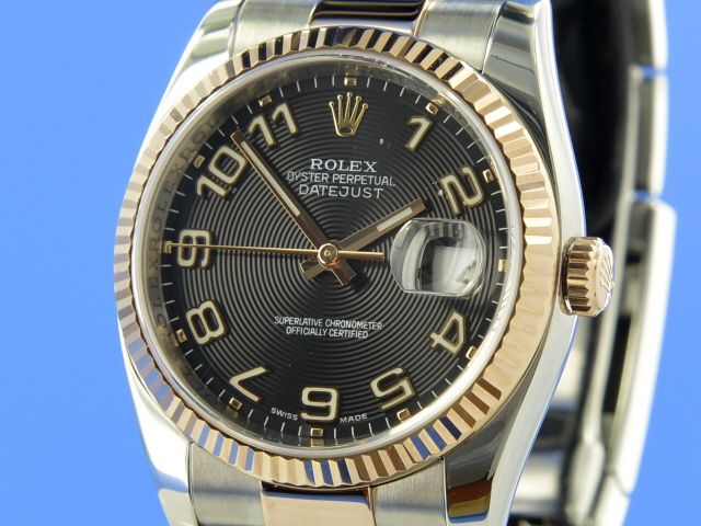 Rolex Datejust 36 mm Edelstahl/Ros�gold