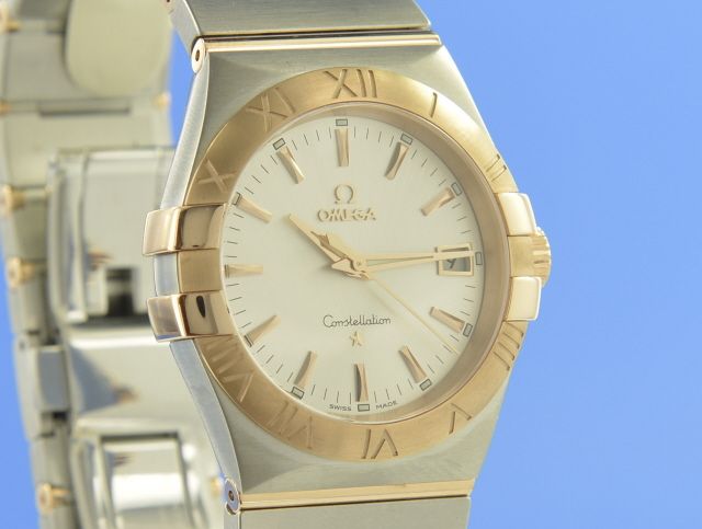 Omega Constellation 35 mm Quarz Stahl/Rotgold