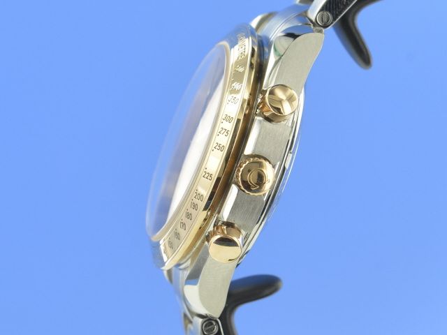 Omega Speedmaster Day/Date Chronograph Stahl/Rotgold