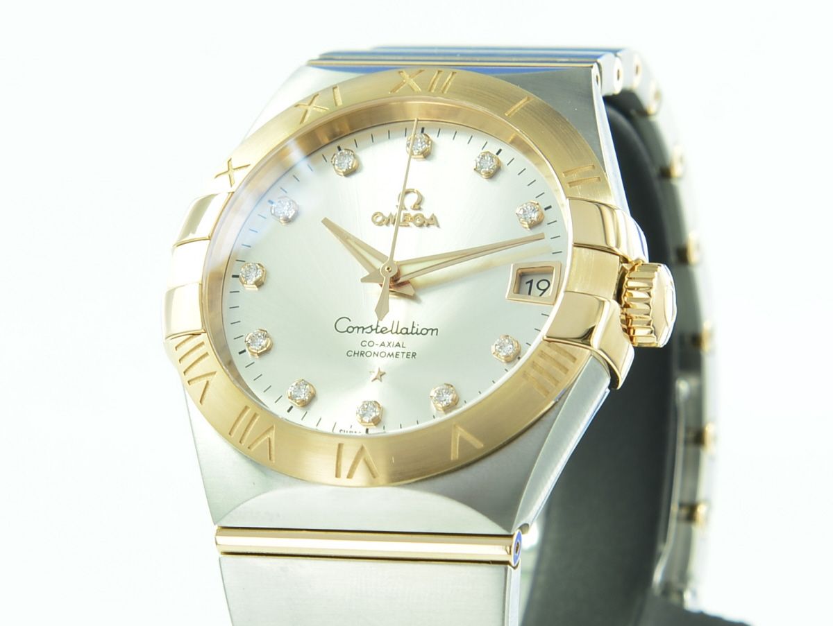 Omega Constellation 38 mm, Stahl ‑ Rotgold Co-Axial 8500