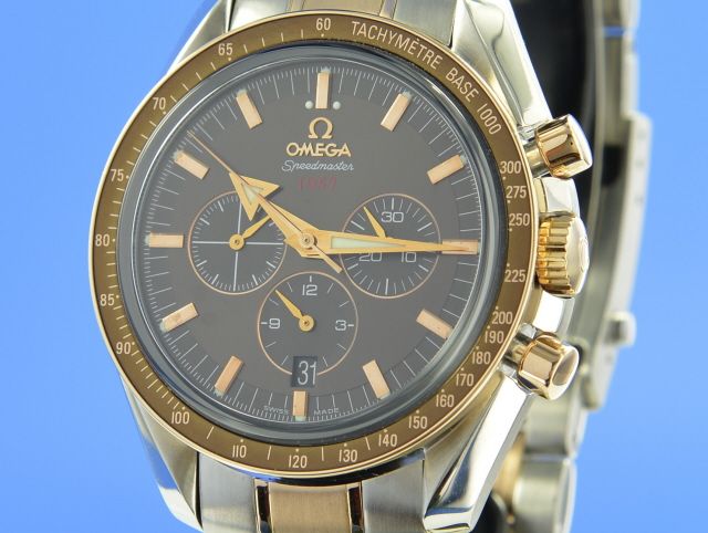 Omega Speedmaster Broad Arrow 1957 Rotgold/Edelstahl