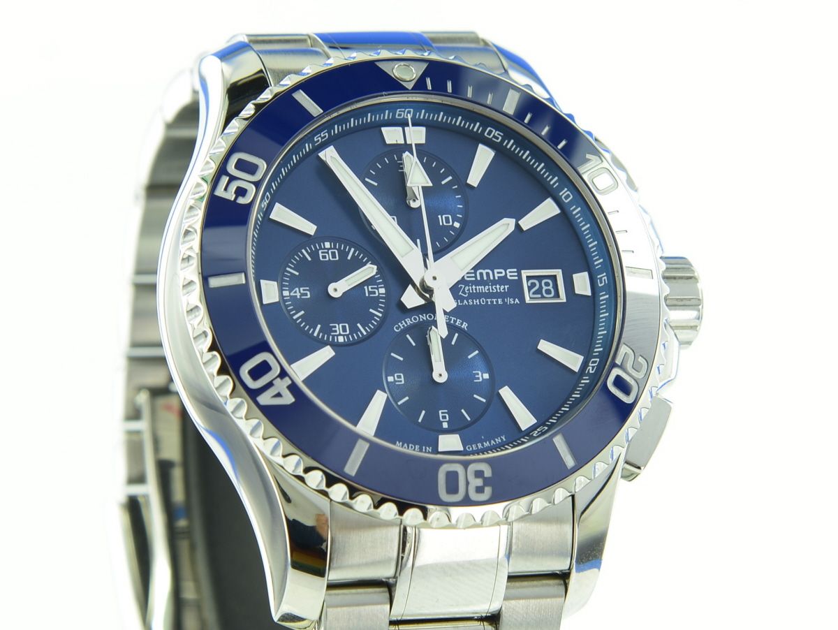 Wempe Glashütte I/SA Zeitmeister Sport Taucher Chronograph WM650020