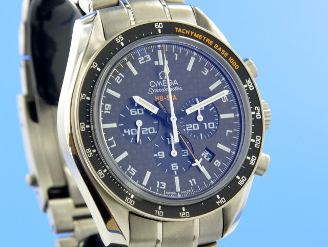 Omega Speedmaster HB-SIA Solar Impulse GMT Co-Axial Chronograph