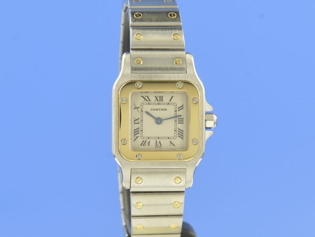 Cartier Santos Galbee Gelbgold & Edelstahl