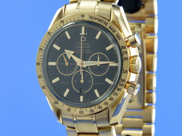 Omega Speedmaster Broad Arrow Michael Schumacher 18K Rose Limited