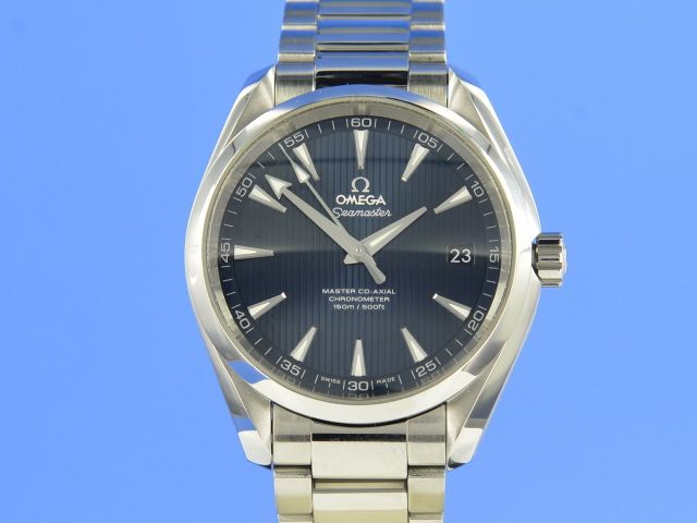 Omega Seamaster Aqua Terra 150M Co-Axial Blue Dail