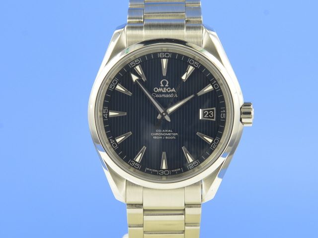 Omega Seamaster Aqua Terra Co-Axial Blue Dail