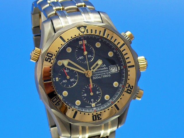Omega Seamaster Diver 300 Chrono Titan/Rosgold