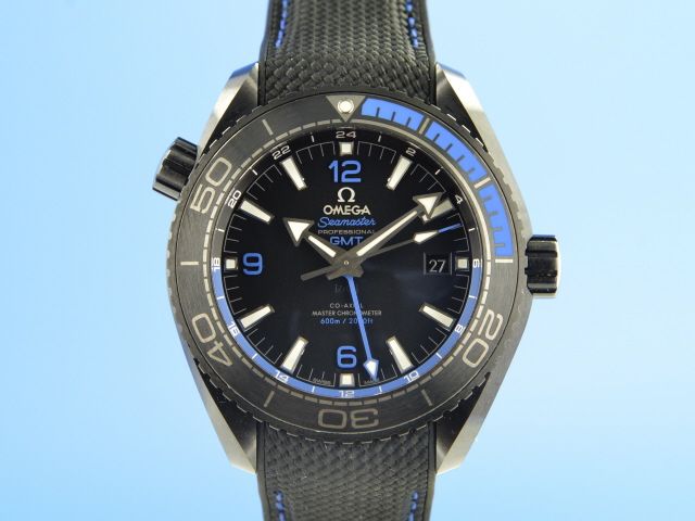 Omega Seamaster Planet Ocean Deep Black Co-Axial GMT