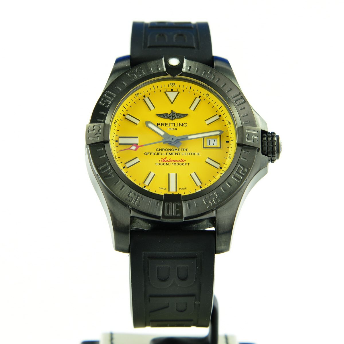 Breitling Avenger II Seawolf Blacksteel