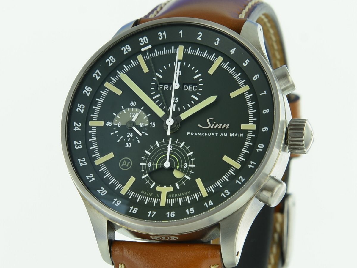 Sinn Jagduhr 3006 Chronograph mit Mondlichtanzeige