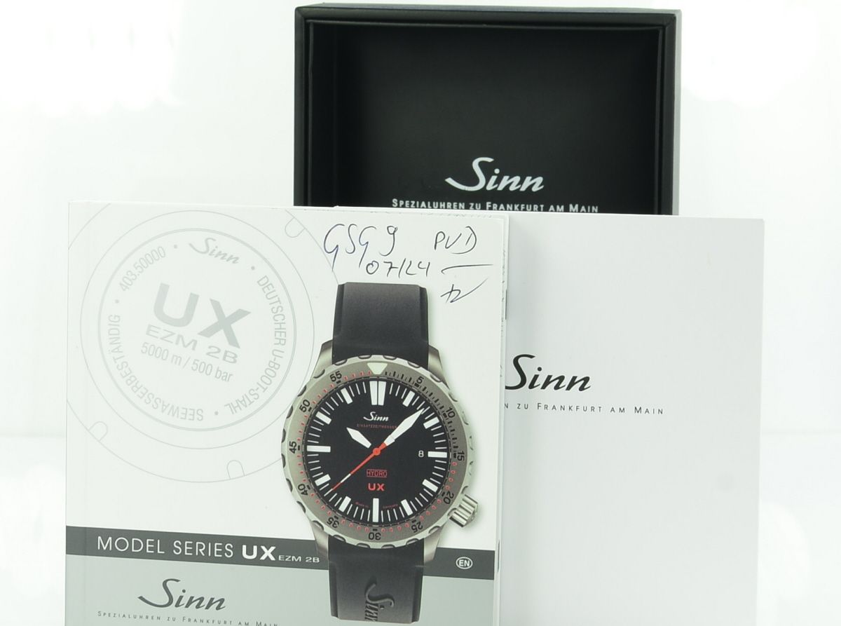 Sinn Taucheruhren UX S GSG 9 (EZM 2B)