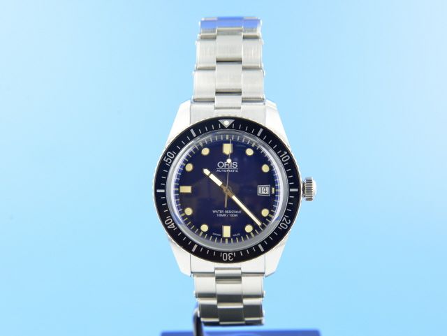 Oris Diver Sixty-Five Taucheruhr blau