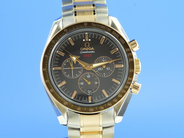 Omega Speedmaster Broad Arrow 1957 Rotgold/Edelstahl