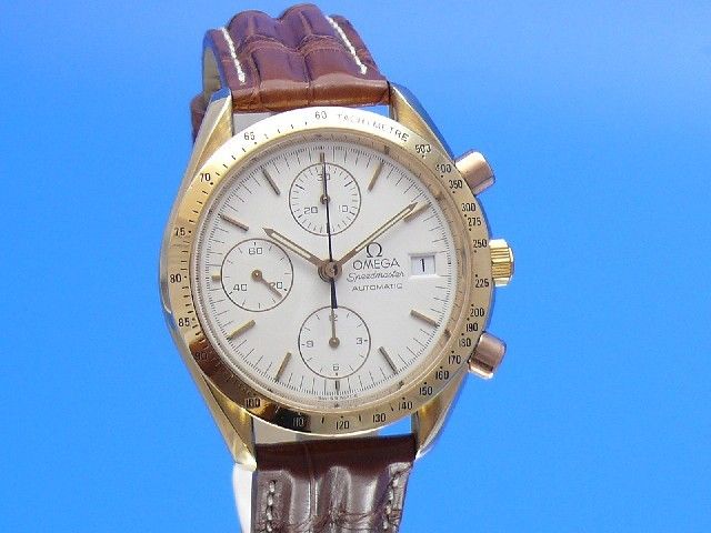 Omega Speedmaster Date Chronograph 18K/750 Gold