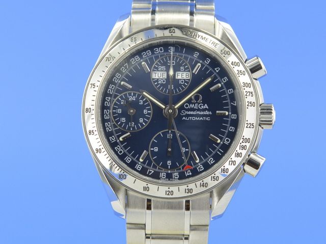 Omega Speedmaster Day-Date Blue