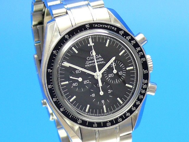 Omega Speedmaster Moonwatch Saphirglas/Glasboden